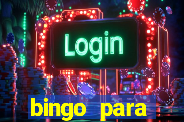 bingo para despedida de solteira para imprimir